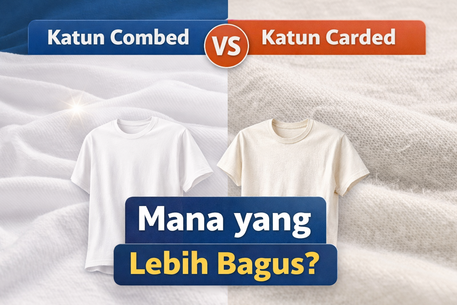 Katun Combed vs Carded: Perbedaan