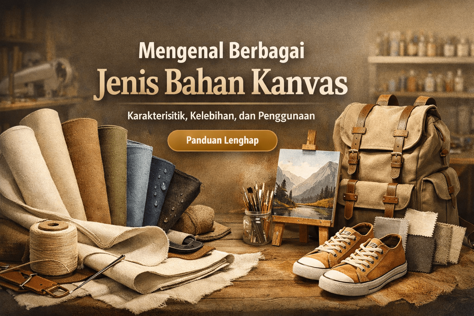Mengenal Berbagai Jenis Bahan Kanvas: Karakteristik, Kelebihan, dan Penggunaannya